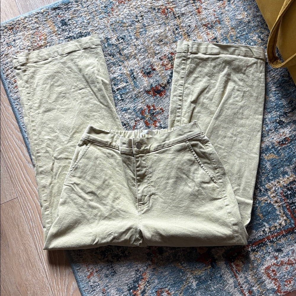 OAK + FORT Green Jeans - Picture 2 of 9